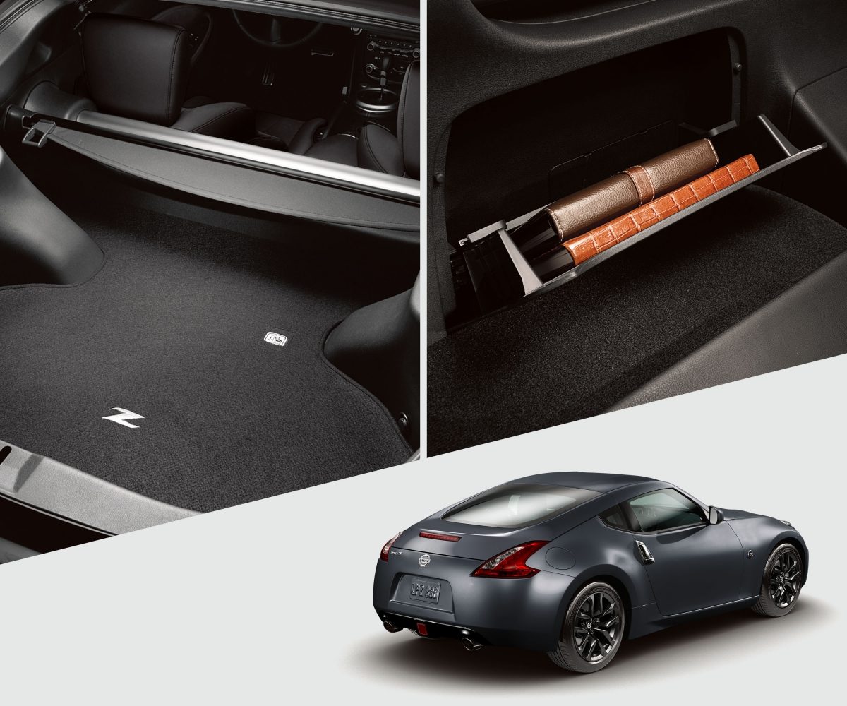 Nissan 370Z Coupe car cargo compartments
